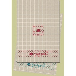 Fiche de broderie : Idée pour torchon pour la vaisselle
