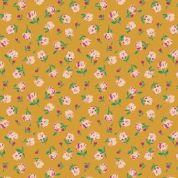 Art Gallery Fabrics - The flower society - Gentle rosebuds solar
