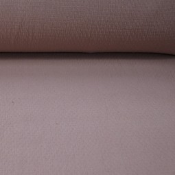 Tissu Double gaze texturée - Vieux rose