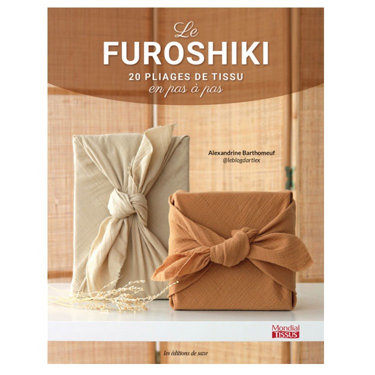 Livre : Le furoshiki 20 pliages de tissu en pas à pas