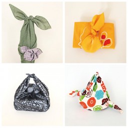 Livre : Furoshiki l'art d'emballer avec du tissu