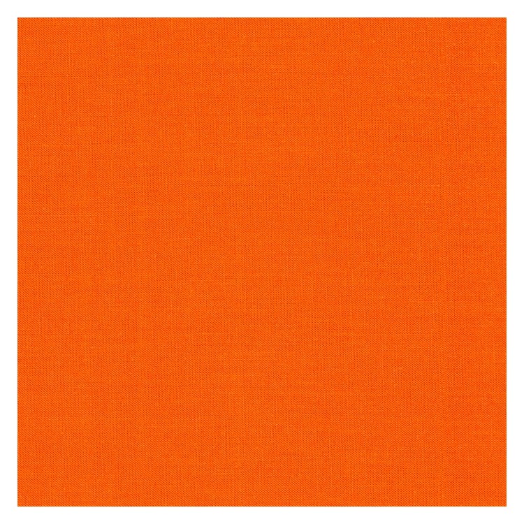 Tissu uni patchwork - Kona Cotton Tangerine