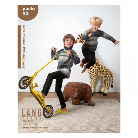 Catalogue Lang Yarns - Punto 53 - Kids merino 120 dégradé