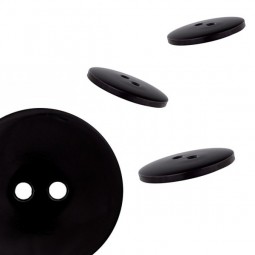 Bouton basique noir - 4 tailles