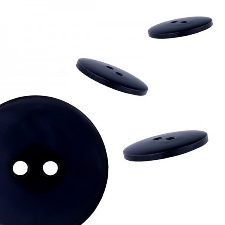 Bouton basique marine 2 trous - 4 tailles