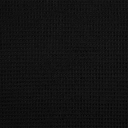 Tissu nid d'abeille - Noir