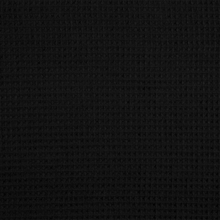 Tissu nid d'abeille - Noir