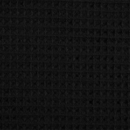 Tissu nid d'abeille - Noir