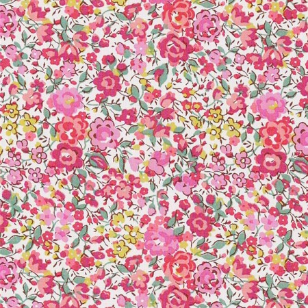 Tissu Liberty - Emma et Georgina rose jaune Tissu Liberty - Emma et Georgina rose jaune