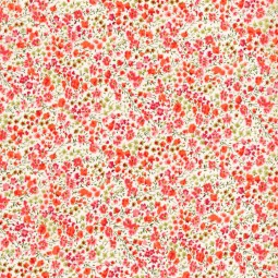 Tissu Liberty - Phoebe rose orange