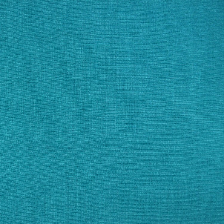 Tissu lin lavé - Bleu vert