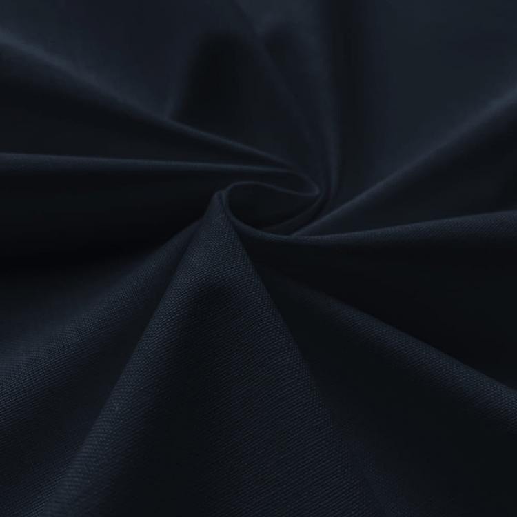 Tissu polyester uni, noir