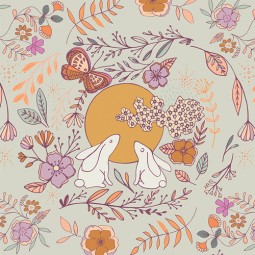 Art Gallery Fabrics - The season of tribute - Moon story five