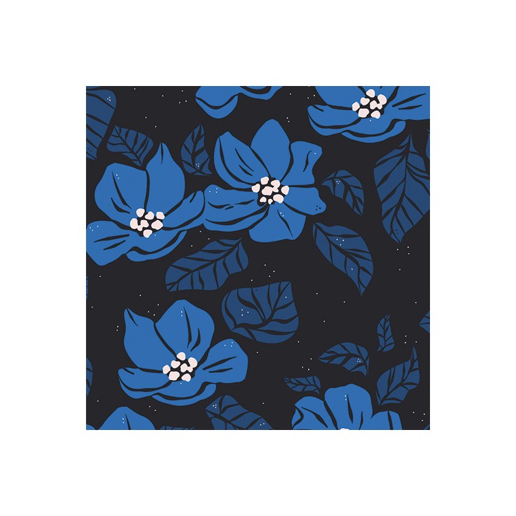 Art Gallery Fabrics - Periwinkles - Watch them bloom