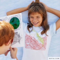 Kit de couture T-shirt Magic glasses 6 Katia Fabric