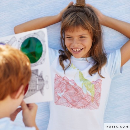 Kit de couture T-shirt Magic glasses 6 Katia Fabric Kit de couture T-shirt Magic glasses 6 Katia Fabric