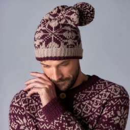 Kit de tricot - Bonnet jacquard mixte - Addict
