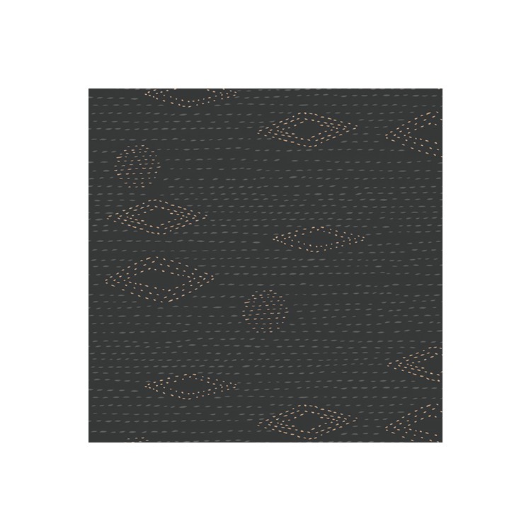 Art Gallery Fabrics - Kismet - Kantha Charcoal