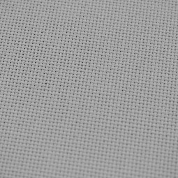 Toile à broder Aïda 7 pts/cm - Gris très clair