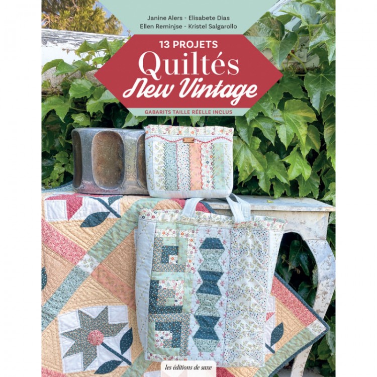 Livre - 13 projets quiltés new vintage