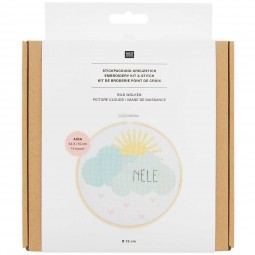 Kit de broderie - Image de naissance