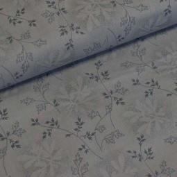 Tissu Yoko Saito - Centenary Collection - Branchage gris vert