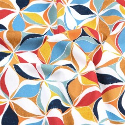 Tissu enduit - Sarek multicolore