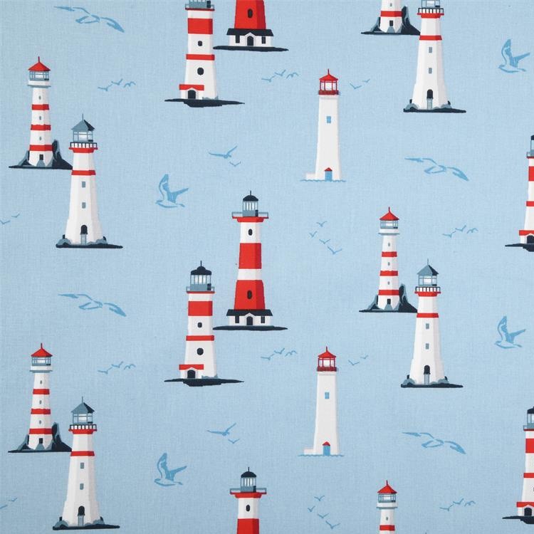 Tissu coton - Finistère bleu