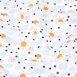 Tissu coton - Cloud