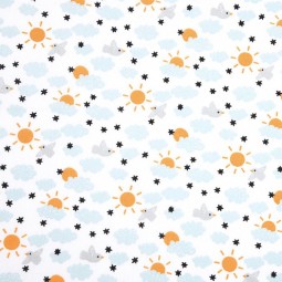 Tissu coton - Cloud