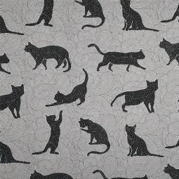 Tissu toile - Huber anthracite