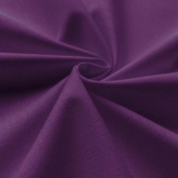 Tissu coton uni - Prune
