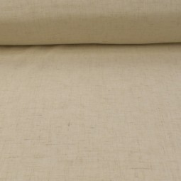 Tissu viscose lin - Naturel