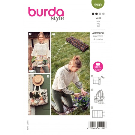 Patron Burda 5909 - Accessoires de jardinage
