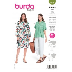 Patron Burda 5918 - Robe, blouse chemise