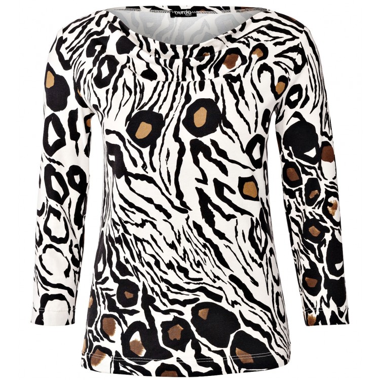 Patron Burda 5926 Tshirt col bénitier