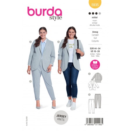 Patron Burda 5935 - Costume