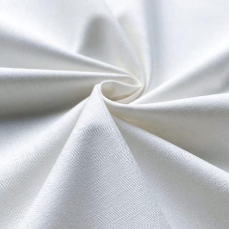 Tissu coton uni - Blanc cassé