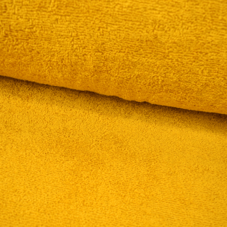 Tissu éponge 400g/m² Moutarde Tissu éponge 400g/m² Moutarde