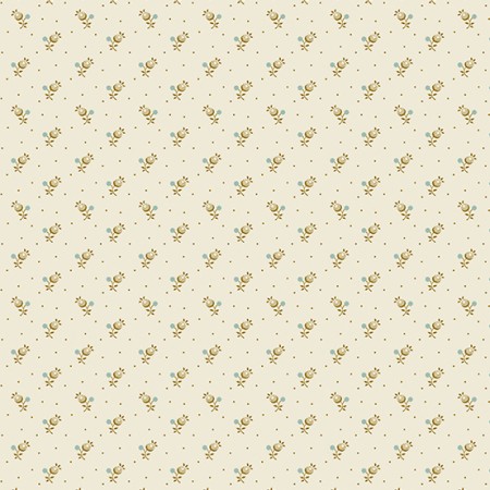 Tissu Edyta Sitar - Seabreeze Forget Me Not biscuit Tissu Edyta Sitar - Seabreeze Forget Me Not biscuit