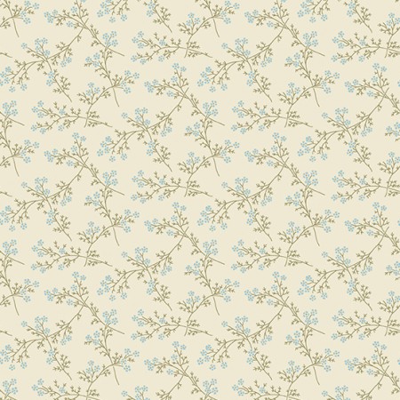 Tissu Edyta Sitar - Seabreeze Spring Bouquet straw Tissu Edyta Sitar - Seabreeze Spring Bouquet straw