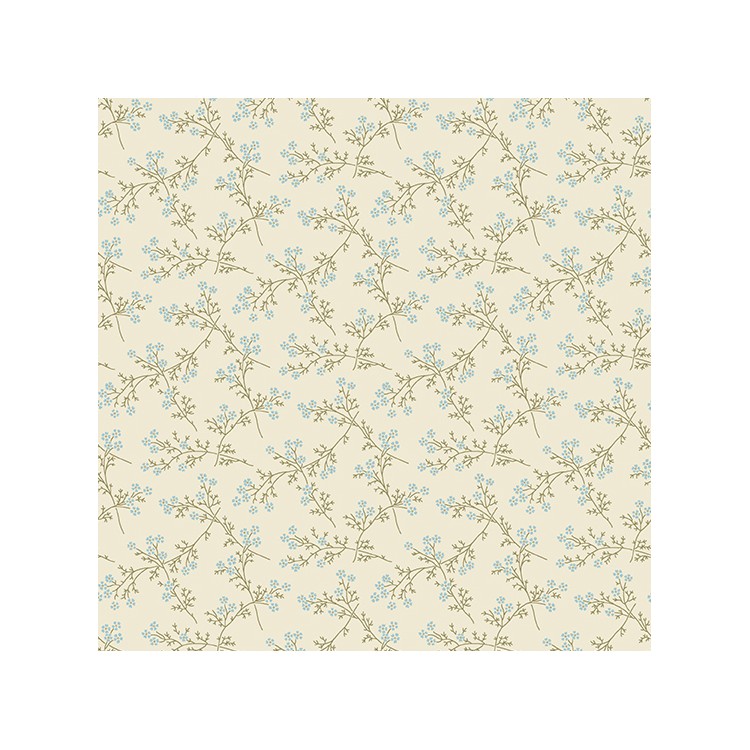Tissu Edyta Sitar - Seabreeze Spring Bouquet straw