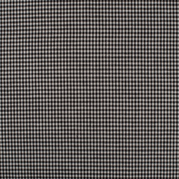 Tissu - vichy noir et blanc 2mm