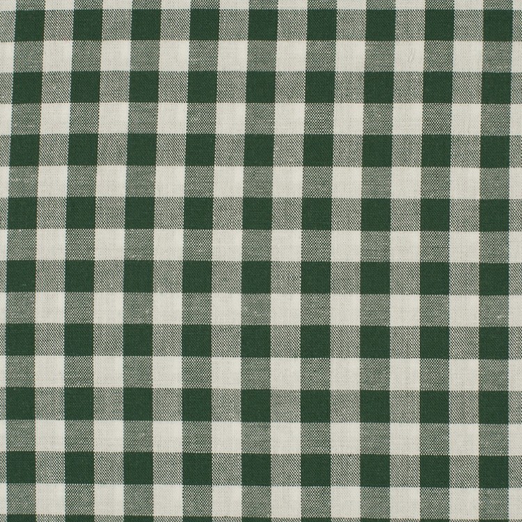 Tissu - vichy vert et blanc 9mm