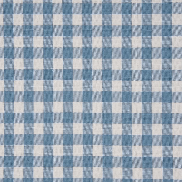 Tissu - vichy bleu et blanc 9mm