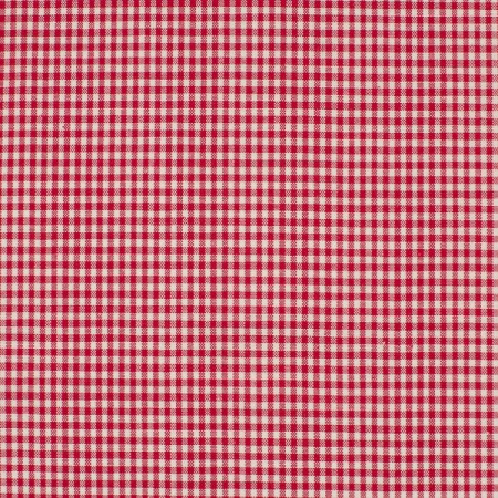 Tissu - Petit vichy rouge et blanc 2mm