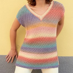 Kit de tricot - Pull sans manche - Paradise