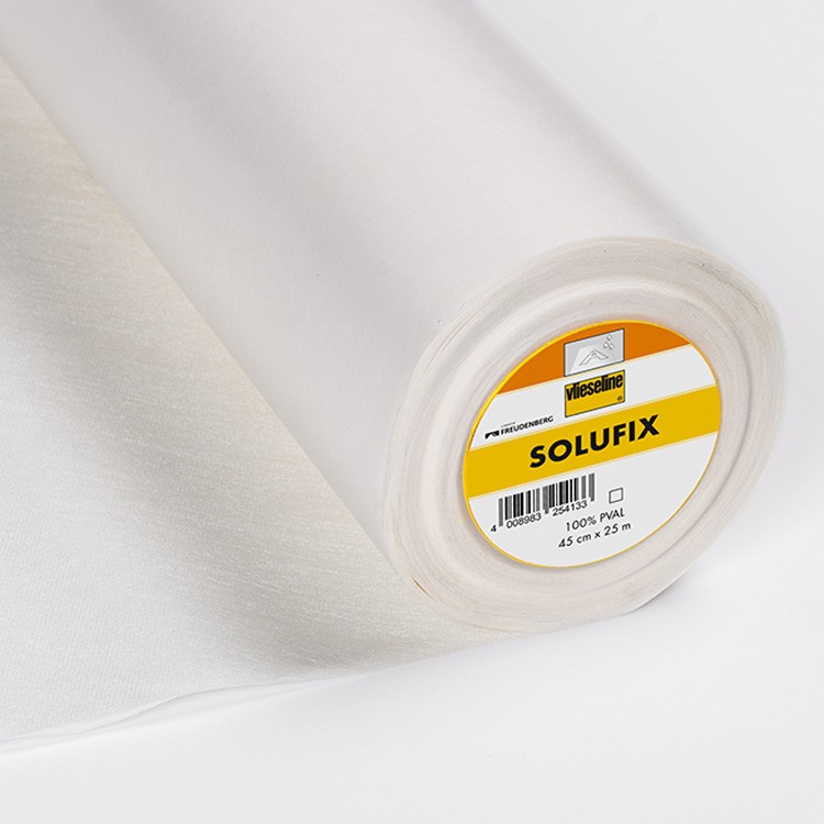 Solufix de Vlieseline non-tissé soluble autocollant