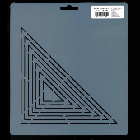 Stencil de patchwork - Triangle echo