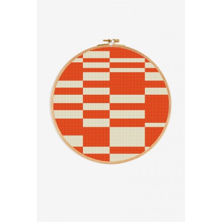 Kit De Broderie Point De Croix Complet Avec Boîte à Couture - Neuf